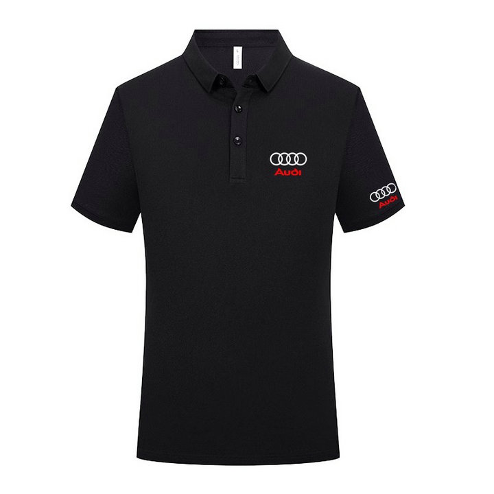 2023 Polo Audi Sport Homme Tennis Extérieur été Loisirs Sports T-Shirt